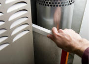 <body> <p>These crisp days of early fall are delightful, but less delightful frigid temperatures are on their way. <a rel="nofollow noopener" href=" http://www.bobvila.com/articles/furnace-cleaning-and-maintenance/?bv=yahoo" target="_blank" data-ylk="slk:Inspect your furnace;elm:context_link;itc:0;sec:content-canvas" class="link ">Inspect your furnace</a> now so that you can take care of any problems before you really need that heat. Many experts recommend changing the furnace filter every few months, but a regular maintenance program should also include checking the pilot light and thermostat, and opening heating vents to make sure everything is working safely and efficiently.</p> <p><strong>Related: <a rel="nofollow noopener" href=" http://www.bobvila.com/slideshow/the-1-hour-home-energy-audit-that-can-save-you-money-every-month-48115?bv=yahoo" target="_blank" data-ylk="slk:The 1-Hour Home Energy Audit That Can Save You Money Every Month;elm:context_link;itc:0;sec:content-canvas" class="link ">The 1-Hour Home Energy Audit That Can Save You Money Every Month</a> </strong> </p> </body>