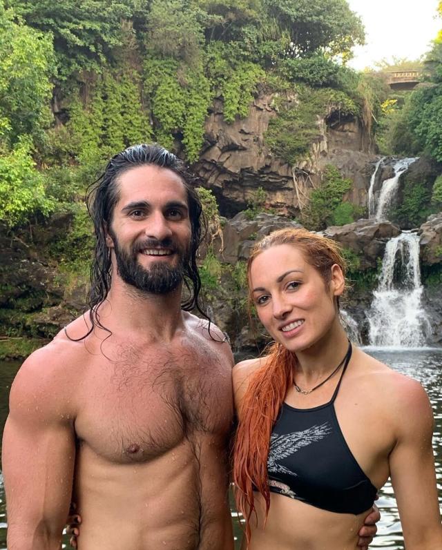 WWE's Seth Rollins and Becky Lynch Get Engaged