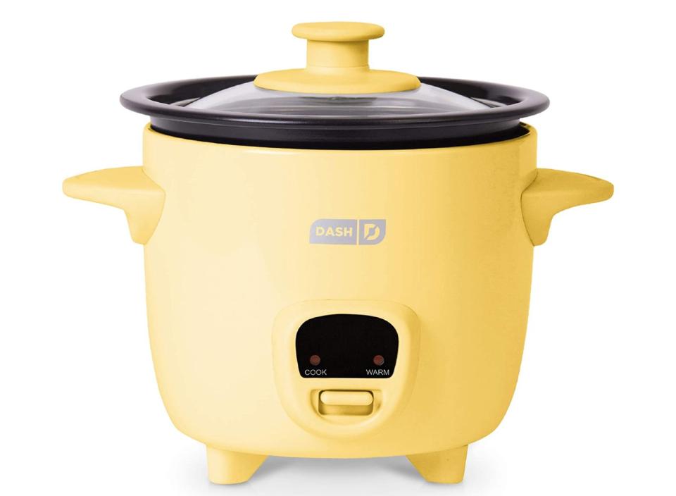 Here’s a $30 rice cooker to help you achieve your perfect-fluffy rice and hot pot goals. (Source: Amazon)