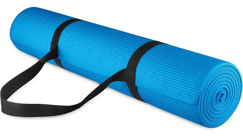 This yoga mat is affordable and non-slip.