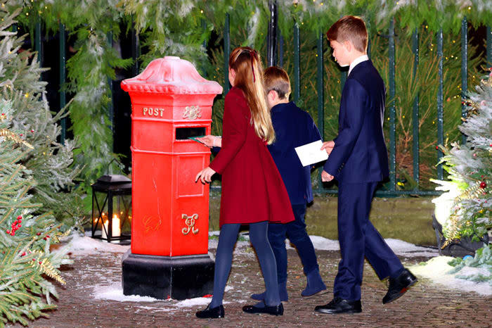 Los príncipes George, Charlotte y Louis