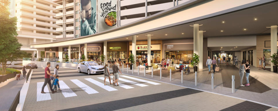 SouthPlace 2 Shoppes espouses an al fresco concept with a revitalising view of the Urban Park