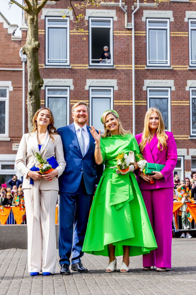 dutch royal family celebrates kingsday in rotterdam