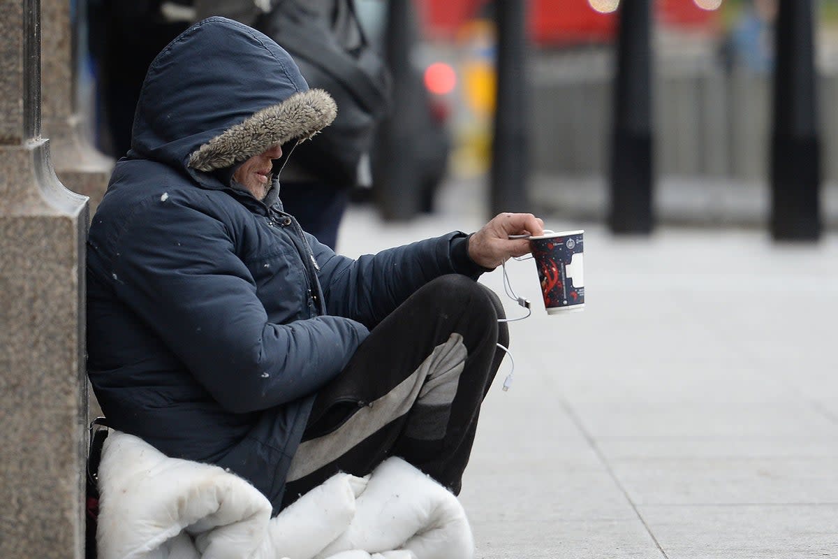 London's homelessness crisis is thought to be playing a key role in boroughs overspending on their original budget plans (PA Wire)