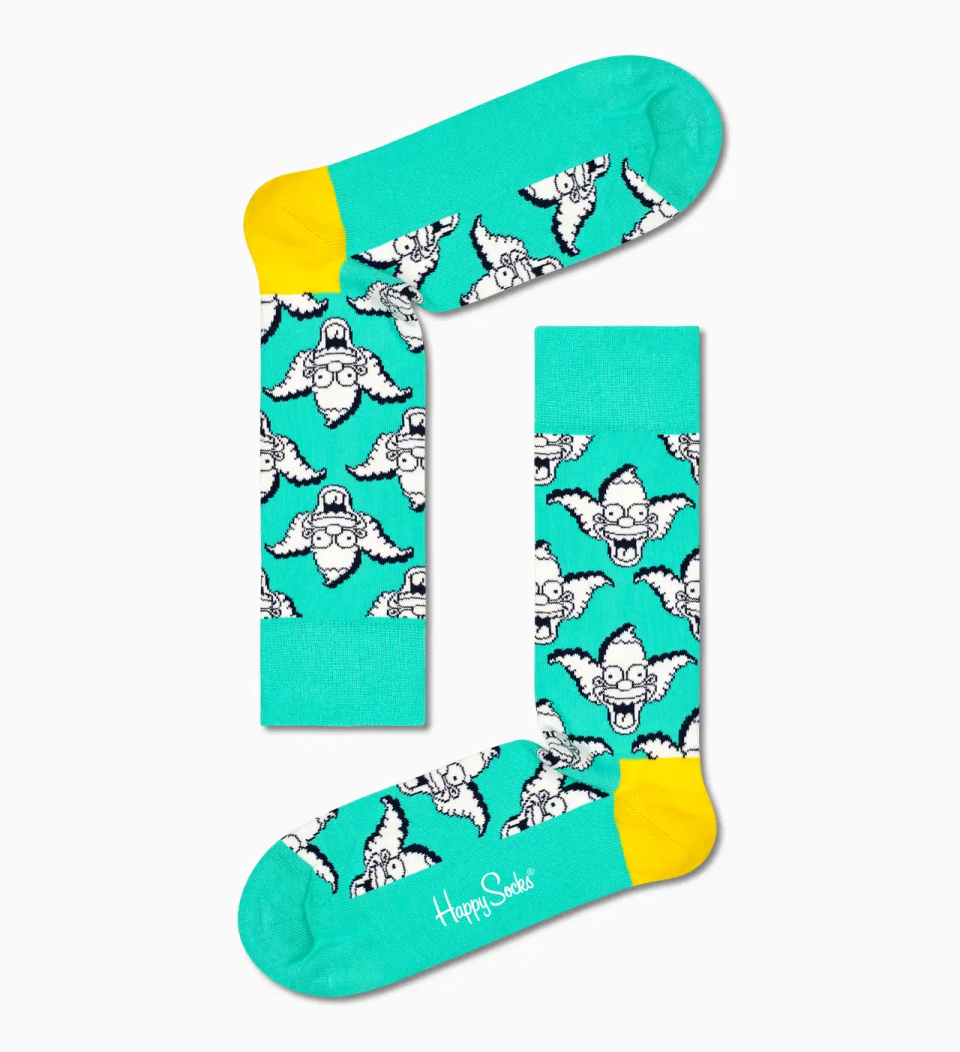 The Simpsons x Happy Socks Krusty the Klown Sock