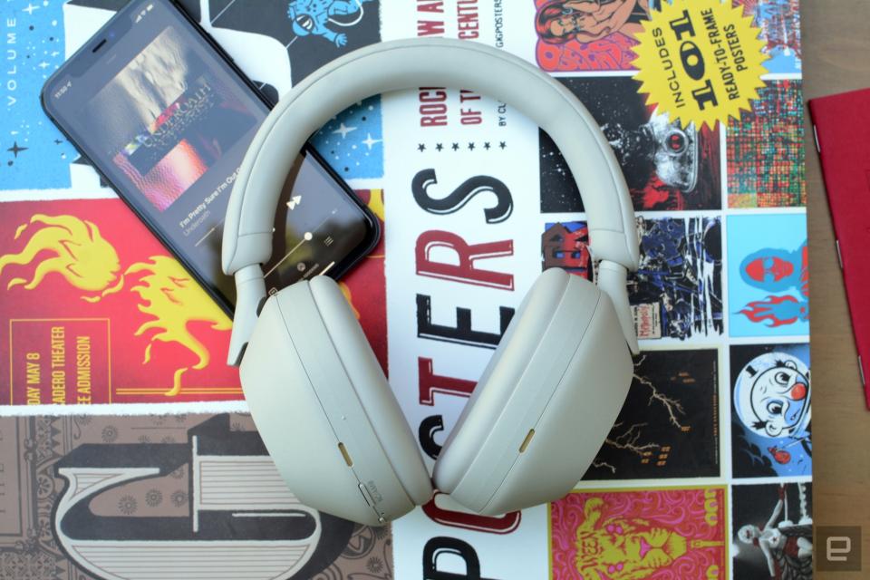 <p>With upgrades to design, sound quality and active noise cancellation, the WH-1000XM5 keeps its place above the competition. These headphones are super comfortable as well, and 30-hour battery life is more than adequate. The M5 makes it clear that Sony won’t be dethroned anytime soon.</p>
