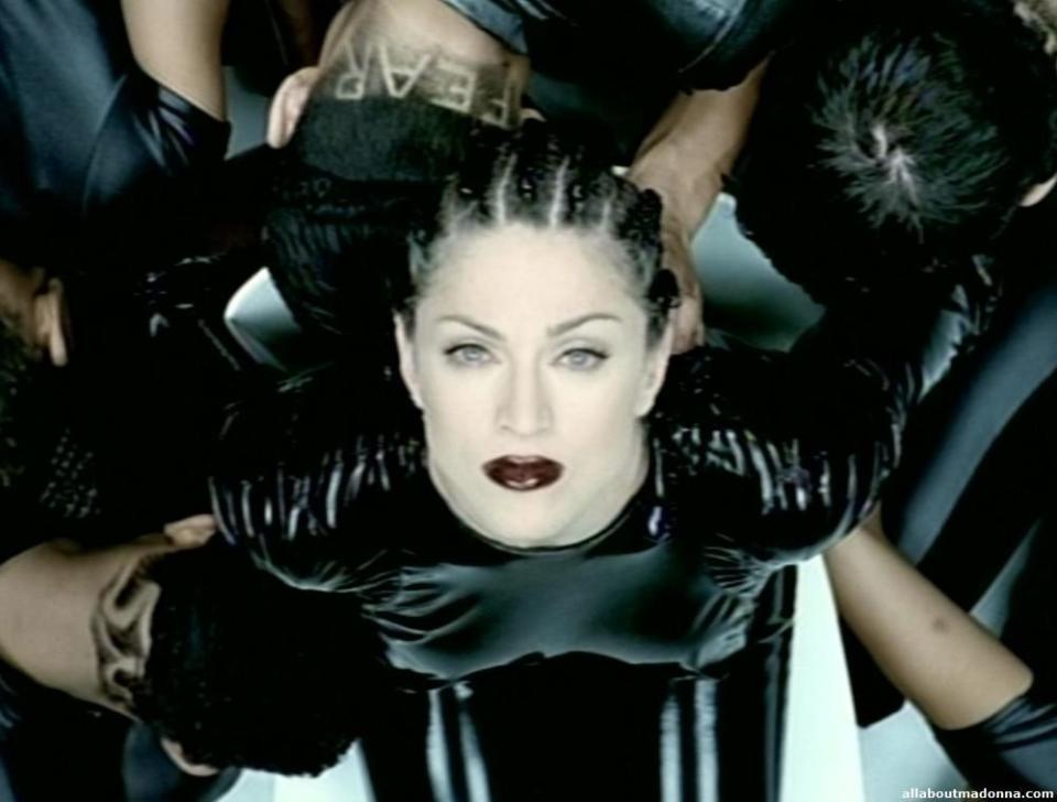 <strong>Billboard peak:</strong> No. 46 <br /><br /><strong>UPDATE:&nbsp;</strong>No. 7 to No. 12, because Madonna left this under-heralded sex hymn&nbsp;off the Rebel Heart Tour lineup,&nbsp;instead performing a cabaret-themed "<a href="https://www.youtube.com/watch?v=O728XIctoWY" target="_blank">Music</a>," an electro-jazz update of "<a href="https://www.youtube.com/watch?v=HlEaWlpBwBo" target="_blank">Material Girl</a>" (a song she's notoriously said she loathes), flamenco-infused excerpts of <a href="https://www.youtube.com/watch?v=9O-S_DTwxSQ" target="_blank">"Into the Groove" and "Lucky Star,"</a>&nbsp;and a party-crashing&nbsp;"<a href="https://www.youtube.com/watch?v=0Xc1BwvDk6k" target="_blank">Holiday</a>" encore.<br /> <br /> <strong>﻿PREVIOUSLY:&nbsp;</strong>Listening to "Human Nature" might leave you scouring the liner notes for a Dr. Dre credit. You won't find it, but the song's hip-hop influences are undeniable. It wasn't a huge Billboard hit, yet the bondage-inspired video -- in which Madonna trots around in cornrows and a skintight leather suit while carrying a chihuahua in one hand and a whip in the other -- became iconic in its own right, and she's since performed the track on numerous world tours. Released months before "Evita" would usher in a more harnessed iteration of her career, "Human Nature" marked the cessation of Madonna's hypersexual phase. The aggressive lyrics ("I'm not your bitch, don't hang your shit on me") acted as a response to the backlash "Erotica" and the "Sex" book received, because Madonna is nothing if not self-aware. "Human Nature" is an R&amp;B blitz that remains one of Madonna's most original songs, particularly as her early-'90s era has gained esteem in the years since it lit the country's moral compass on fire.