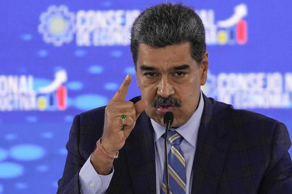 Nicolás Maduro, presidente de Venezuela. (AP Photo/Matias Delacroix)