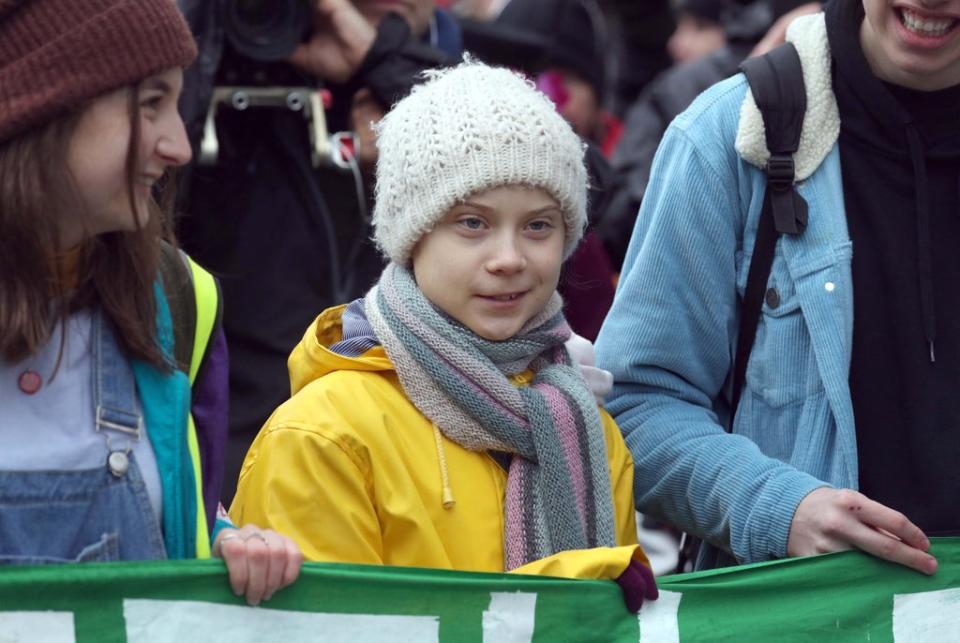 Greta Thunberg will join the march to be held during the first week of Cop26 (Andrew Matthews/PA) (PA Archive)