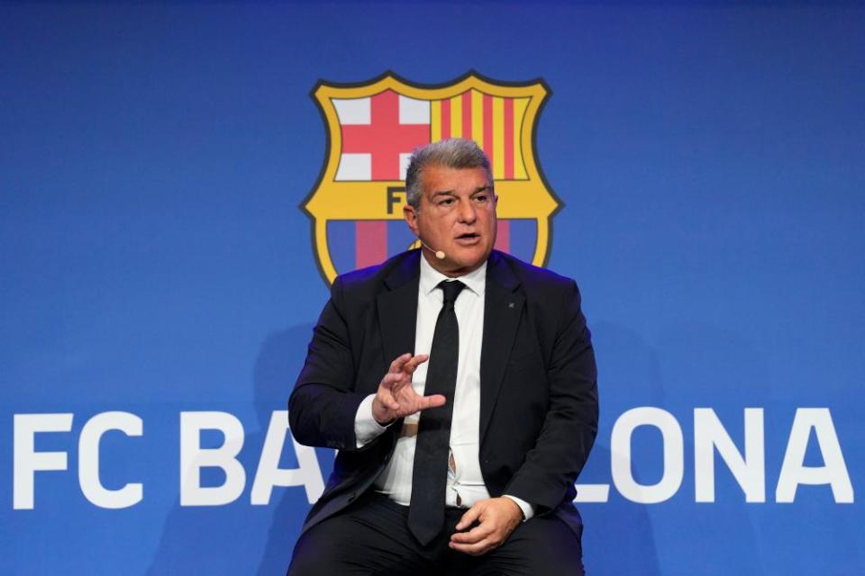 Barcelona president Joan Laporta