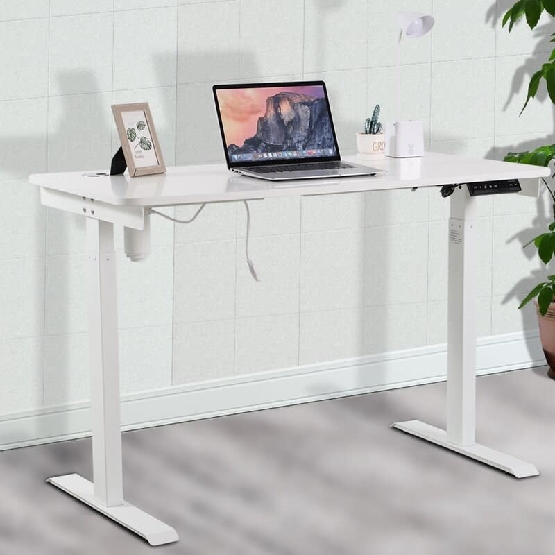 Whether you prefer to stand or sit, this adjustable desk has you covered.<br /><br /><strong>Promising review:</strong> "I love my new desk! Perfect size and standing feature is just what I needed." &mdash; <a href="https://go.skimresources.com?id=38395X987171&amp;xs=1&amp;xcust=-HPWayDaySale4-28-21-60896f93e4b09cce6c197126&amp;url=https%3A%2F%2Fwww.wayfair.com%2Ffurniture%2Fpdp%2Finbox-zero-electric-height-adjustable-standing-desk-w004658329.html" target="_blank" rel="noopener noreferrer">Natasha</a><br /><br /><strong>Price:</strong> <a href="https://go.skimresources.com?id=38395X987171&amp;xs=1&amp;xcust=-HPWayDaySale4-28-21-60896f93e4b09cce6c197126&amp;url=https%3A%2F%2Fwww.wayfair.com%2Ffurniture%2Fpdp%2Finbox-zero-electric-height-adjustable-standing-desk-w004658329.html" target="_blank" rel="nofollow noopener noreferrer" data-skimlinks-tracking="5937619" data-vars-affiliate="www.tkqlhce.com" data-vars-campaign="BestFurnitureDealsWayfair-Keaveney-4-26-21-5937619" data-vars-href="https://www.tkqlhce.com/click-8209452-13720150?sid=BestFurnitureDealsWayfair-Keaveney-4-26-21-5937619&amp;url=https%3A%2F%2Fwww.wayfair.com%2Ffurniture%2Fpdp%2Finbox-zero-electric-height-adjustable-standing-desk-w004658329.html" data-vars-link-id="16668446" data-vars-price="" data-vars-product-id="21099337" data-vars-product-img="https://secure.img1-fg.wfcdn.com/im/82539495/resize-h800-w800%5Ecompr-r85/1374/137434273/Electric+Height+Adjustable+Standing+Desk.jpg" data-vars-product-title="Electric Height Adjustable Standing Desk" data-vars-redirecturl="https://www.wayfair.com/furniture/pdp/inbox-zero-electric-height-adjustable-standing-desk-w004658329.html" data-vars-retailers="wayfair" data-ml-dynamic="true" data-ml-dynamic-type="sl" data-orig-url="https://www.tkqlhce.com/click-8209452-13720150?sid=BestFurnitureDealsWayfair-Keaveney-4-26-21-5937619&amp;url=https%3A%2F%2Fwww.wayfair.com%2Ffurniture%2Fpdp%2Finbox-zero-electric-height-adjustable-standing-desk-w004658329.html" data-ml-id="62">$465.99</a> (originally $960; available in four colors)<br /><br /><i>See more office furniture <a href="https://www.wayfair.com/daily-sales/way-day%3a-office-furniture~e220832.html?cjevent=8c59581da83911eb82f101950a82b832&amp;refID=CJ314743-CJ5370367&amp;PID=CJ100107412" target="_blank" rel="noopener noreferrer">from $85</a>.</i>