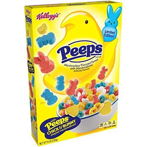 7) Easter Peep Marshmallow Cereal (8 oz.)