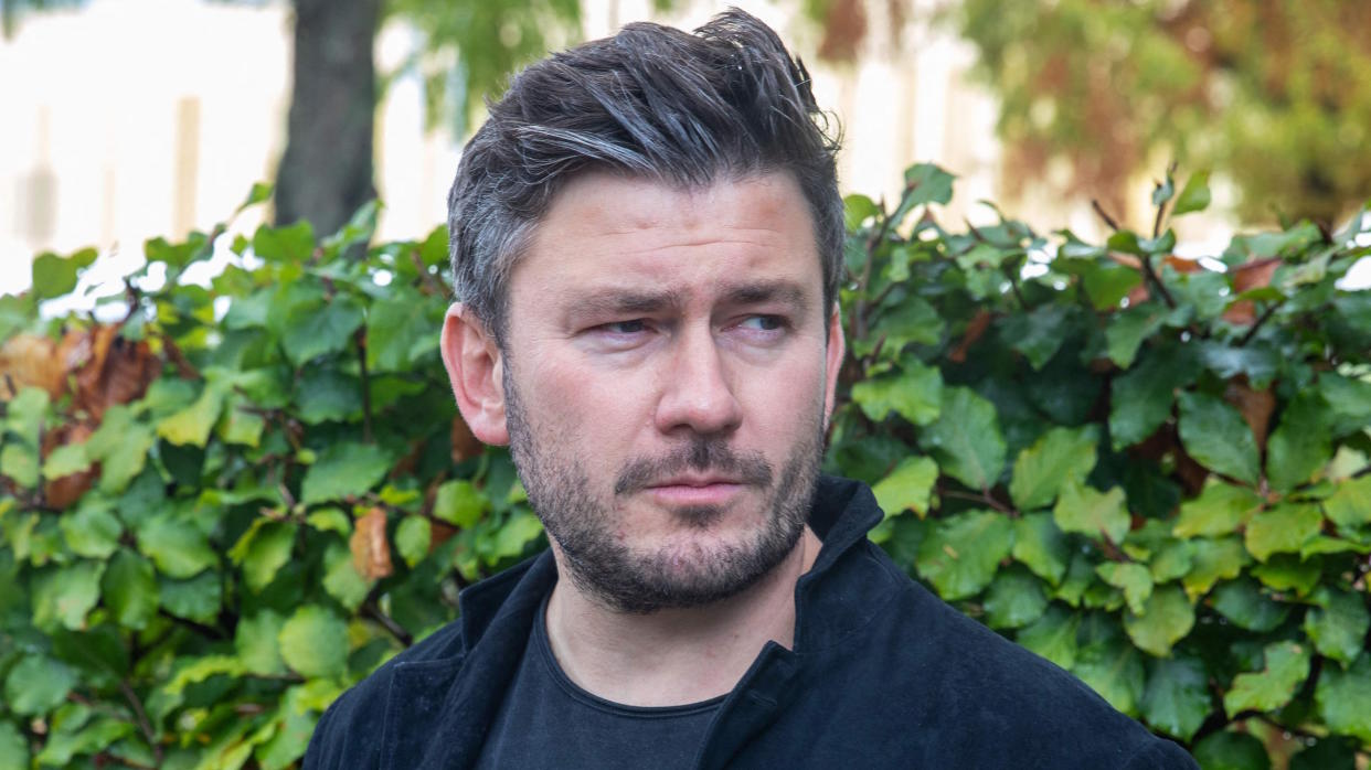  Dissident Russian author Dmitry Glukhovsky poses for a photograph at the 23rd Frankfurt Book Fair at the Messe in Frankfurt am Main, western Germany, on October 21, 2022. 