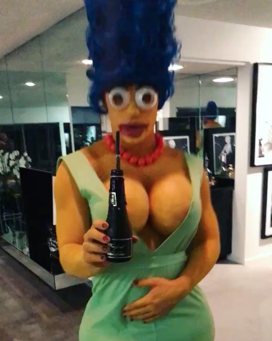 Colton Haynes as Marge Simpson