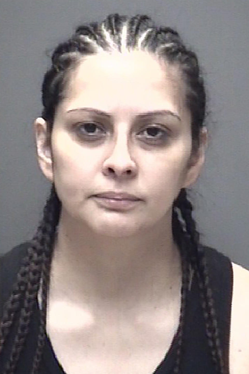 This Aug. 7, 2018, photo provided by the Galveston, Texas, County Jail shows Suzanne Rivera. Rivera has been sentenced to life in prison with the possibility of parole for the death of her 4-year-old son, whose body was found on a beach in Galveston in October 2017. Court records show Rebecca Suzanne Rivera was sentenced Thursday, Fev. 4, 2021, following her conviction on a charge of injury to a child by omission. (Galveston County Jail via AP)