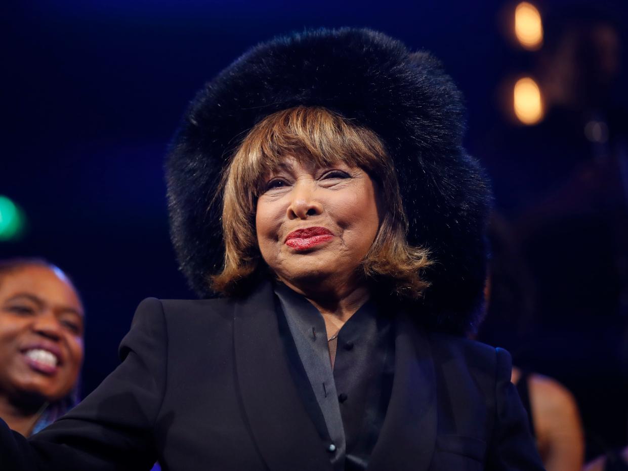 Tina Turner during the premiere of the musical 'Tina - Das Tina Turner Musical' at Stage Operettenhaus on March 3, 2019 in Hamburg, Germany.