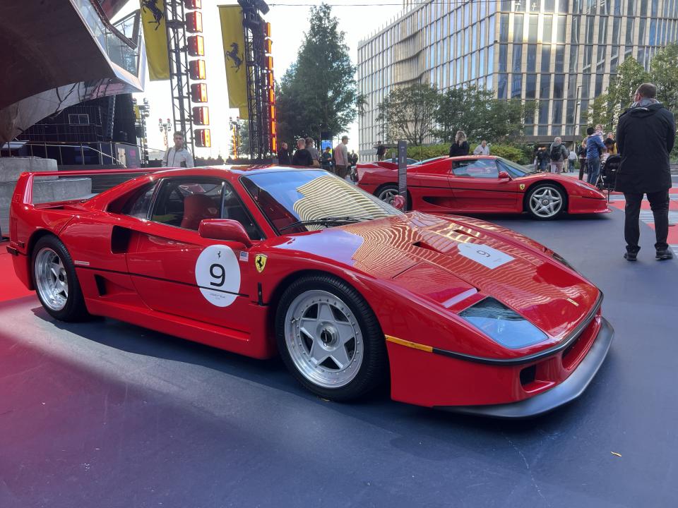 Ferrari's 'Gamechangers' display at the Vessel in NYC, October 17th 2023 (credit: Pras Subramanian)