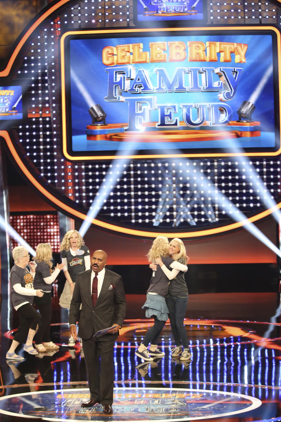 <p>The <em>Family Feud</em> crew makes sure you won't go hungry on set. Both <a href="https://www.reddit.com/r/IAmA/comments/21tyy5/iama_former_family_feud_contestantwinner_ama/" rel="nofollow noopener" target="_blank" data-ylk="slk:breakfast;elm:context_link;itc:0;sec:content-canvas" class="link ">breakfast</a> and <a href="https://wach.com/news/local/a-behind-the-scenes-look-at-family-feud" rel="nofollow noopener" target="_blank" data-ylk="slk:lunch;elm:context_link;itc:0;sec:content-canvas" class="link ">lunch</a> are reportedly provided free of charge, according to former contestants.</p>