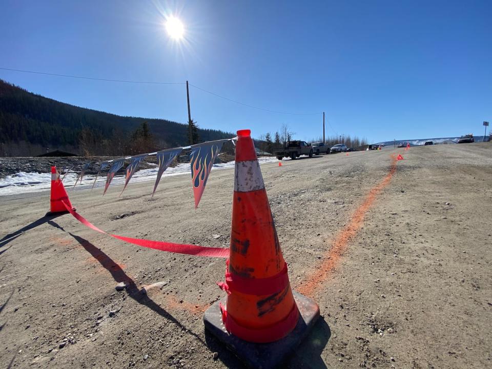 15 people signed up to race potatoes for the 'first, and only' potato race in Dawson City, Yukon. The race was organized by Dawson's artist in residence Regan Shrumm.