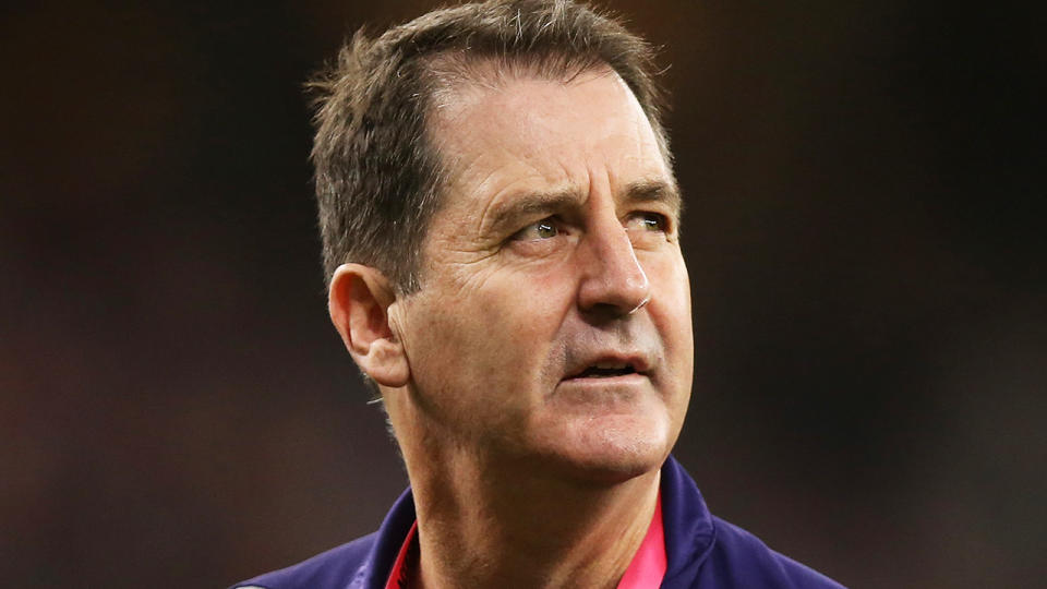 Ross Lyon is in St Kilda's sights for an unlikely return to the Saints, after he outlined why he walked out on the club in an interview earlier this year. (Photo by Paul Kane/Getty Images)