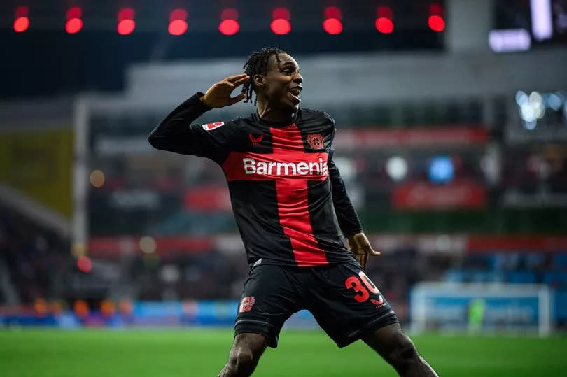 Bayer Leverkusen defender Jeremie Frimpong