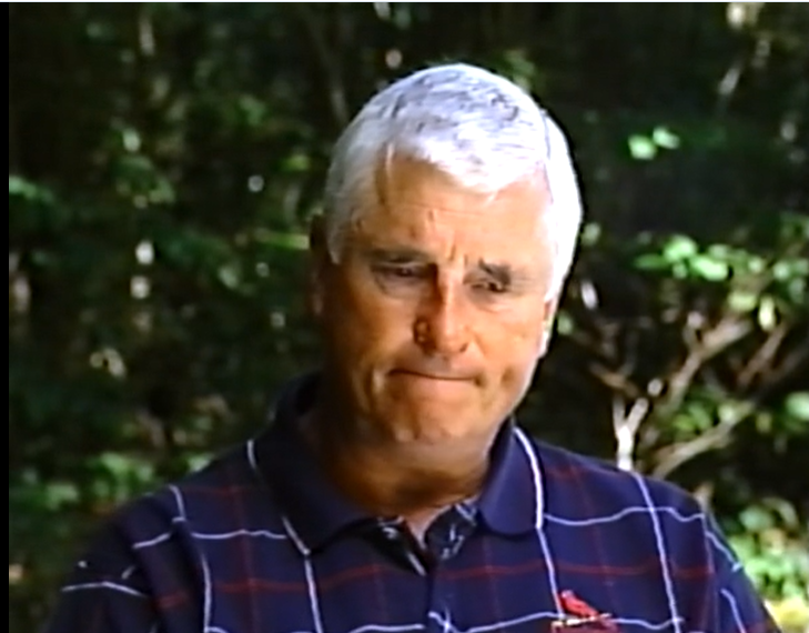 Bob Knight ponders the question of what words should be written on his gravestone the day after he was fired by IU.