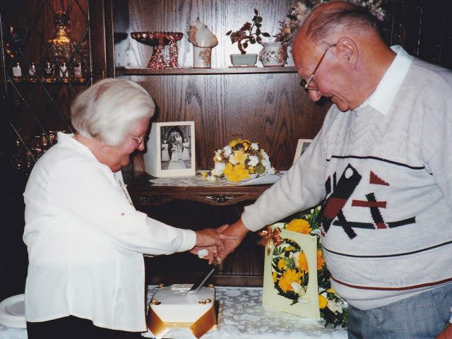 Edith Pryor with her husband Edward 