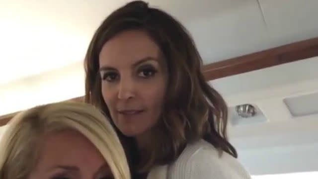 ♫ I woke up like this! ♫ As if there were anything she can't do, <strong>Tina Fey</strong>, along with her <em>Unbreakable Kimmy Schmidt</em> co-stars, <strong>Jane Krakowski</strong> and <strong>Tituss Burgess</strong>, absolutely destroyed an impromptu lip sync session of <strong>Beyonce</strong>'s "Flawless." Burgess captured the moment on Instagram, writing, "I love @beyonce." <strong>WATCH:A Timeline of Amy Poehler and Tina Fey's Epic Friendship </strong> The love is apparent! Fey is also the co-creator of <em>Unbreakable Kimmy Schmidt</em>, starring Ellie Kemper in the title role. The show's first season was released on Netflix in March, and earned an impressive five Emmy nominations, including Outstanding Guest Actress in a Comedy Series for Fey. The comedy legend told ETonline at the TCA Winter Press tour how the series, originally slated for NBC, found it's way to the popular streaming site. "We made these first 13 episodes for NBC and then we were talking with NBC and they were like, 'We don’t know where we can put it. We don’t have any shows like this anymore. We don’t have that many single camera comedies coming up.' And they gave us the opportunity to talk to Netflix," she said. "Within like two or three days the whole thing was a deal." <strong>WATCH: Anne Hathaway Covers Miley Cyrus' 'Wrecking Ball' on 'Lip Sync Battle,' Totally Kills It! </strong> Now, all that's left, is for Queen Bey to cover Kimmy Schmidt's freaking amazing theme song. Actually, the world's probably not ready for that. Yeah, we're definitely not ready. <strong>WATCH: Amy Poehler and Tina Fey Reunite in Hilarious 'Sisters' Trailer </strong>