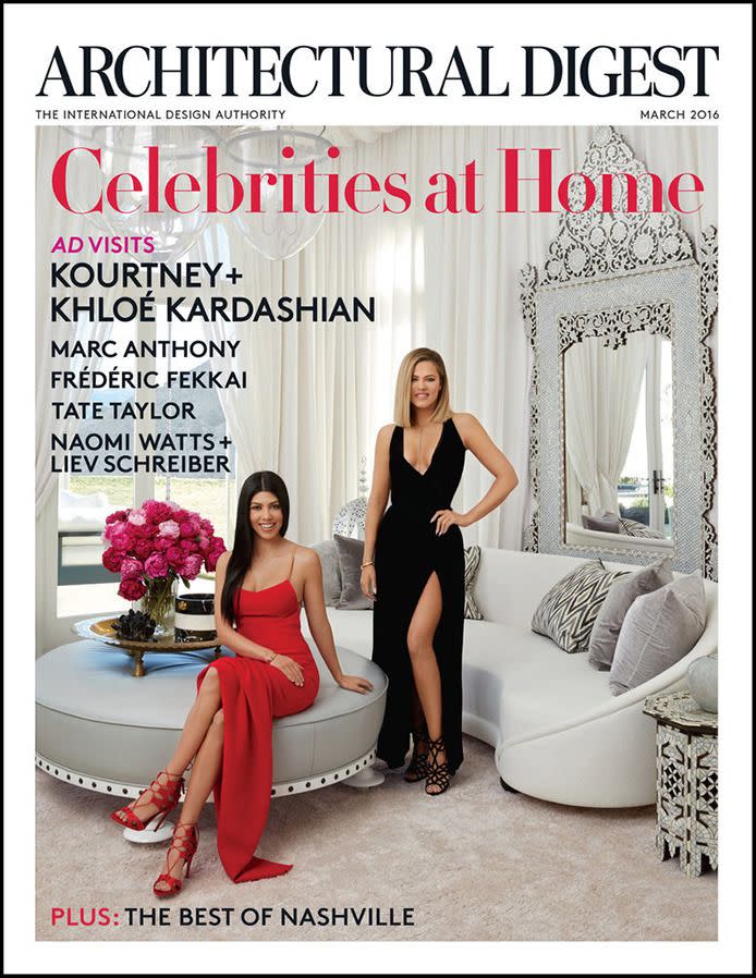 The cover of Architectural Digest.