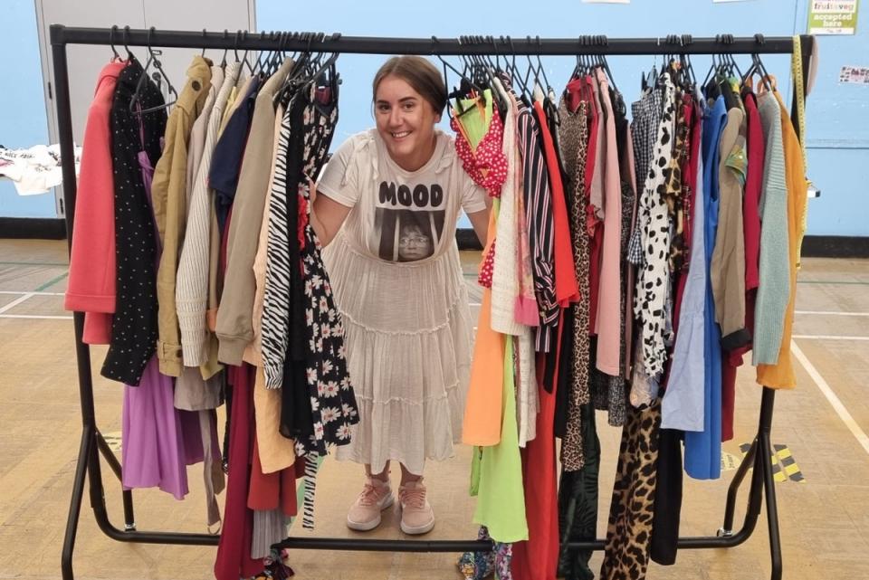 Second and Swish founder Charlotte Stocker at a swap event (Charlotte Stocker)