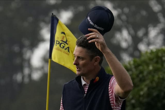 Justin Rose is in joint second place at the halfway stage