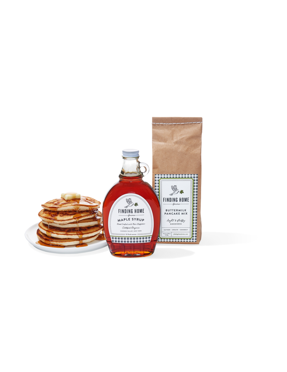 Organic Maple Syrup and Pancake Mix Gift Set