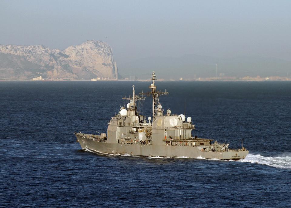A photo of the USS Philippine Sea.
