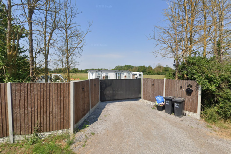 Travellers' site on Batch Road in Puriton, pictured in June 2023