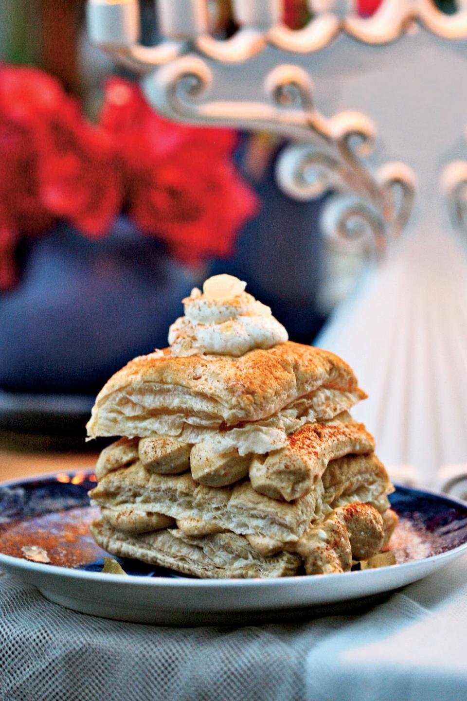 Pumpkin Cream Cheese Napoleons