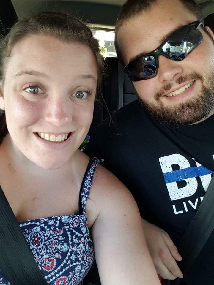 Tori Wiltrout and Andy Butler drove home this week instead of getting married in South Carolina, but they donated their food to those in need. (Photo: Courtesy of Tori Wiltrout)