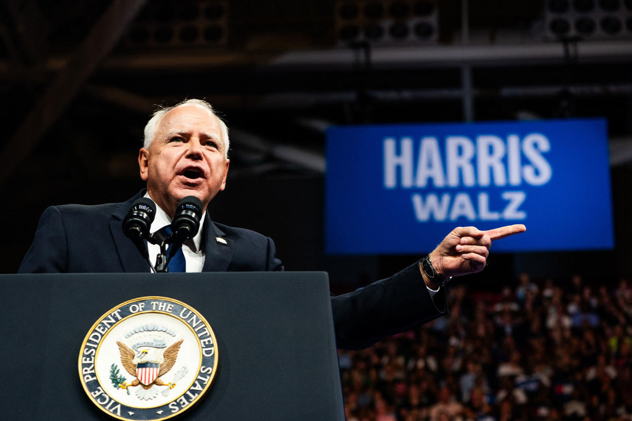 Tim Walz Demetrius Freeman/The Washington Post via Getty Images