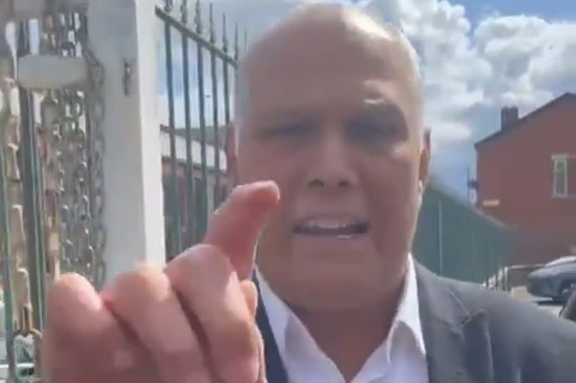 Video of Labour councillor Abid Chohan arguing with George Galloway's Workers Party of Britain outside Iqra Mosque in Longsight, Manchester. April 26, 2024