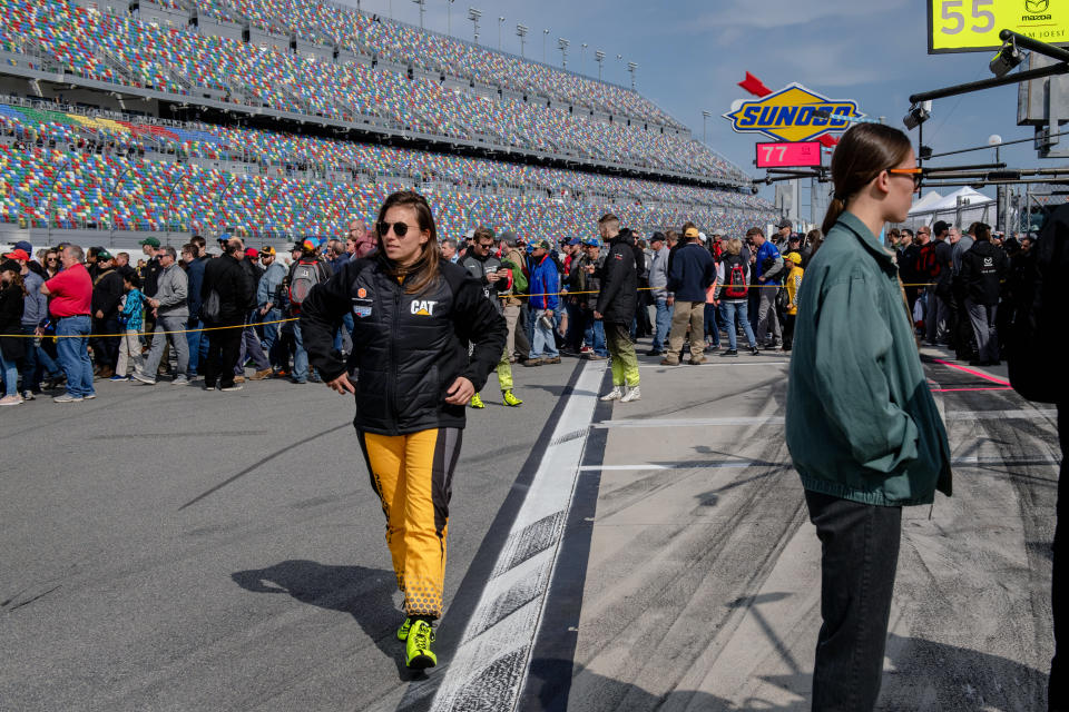 La pilota de autos Simona de Silvestro compitió con Paretta Autosport en 2021 y 2022. (Hilary Swift/The New York Times)