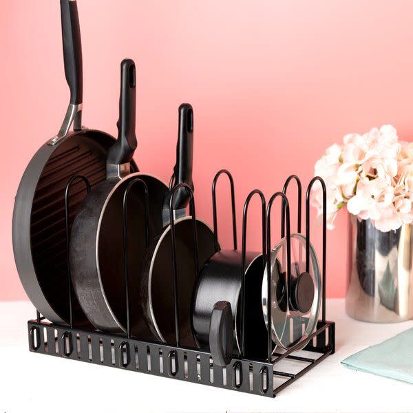 15) 3 DIY Method Freestanding Pot Rack