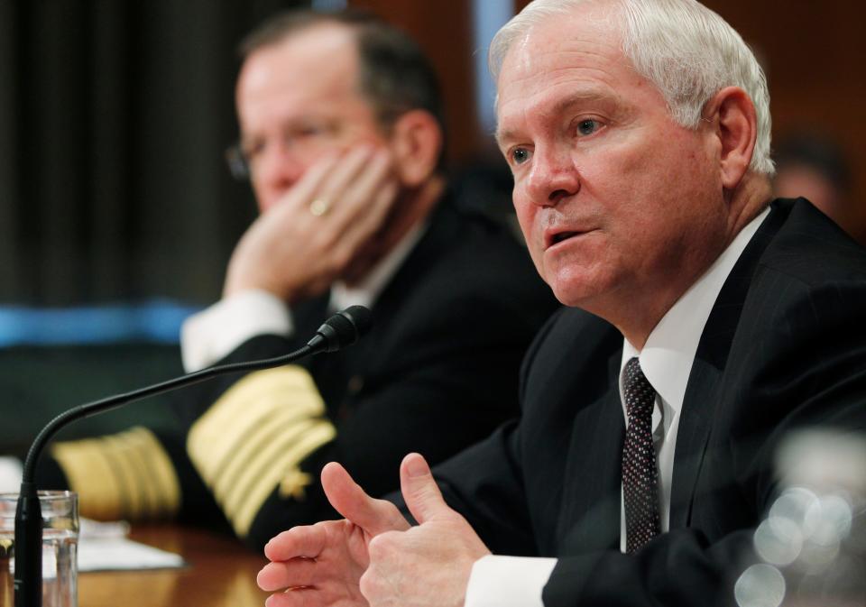 Former U.S. Secretary of Defense Robert Gates, seen here in 2011, will give a lecture at the Four Arts as part of the O'Keeffe Speakers Series.