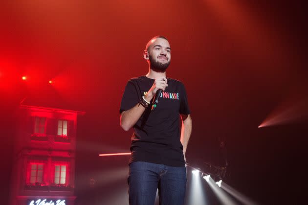 Oli de Bigflo et Oli à l'AccorHotels Arena, le 8 décembre 2018, à Paris.  (Photo: David Wolff - Patrick via Getty Images)