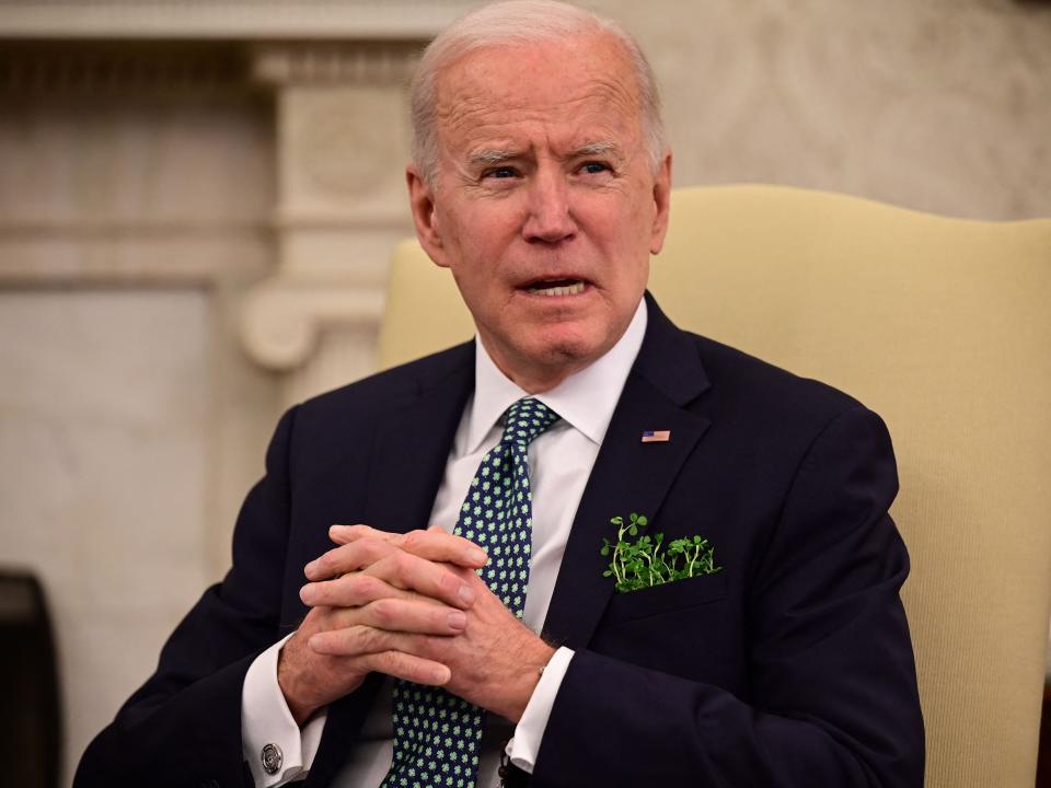 Joe Biden st patricks day