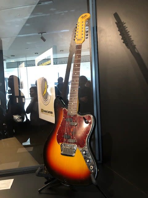 Reed’s Fender 12-string electric guitar, featured on many Velvet Underground songs and concerts. - Credit: Jem Aswad