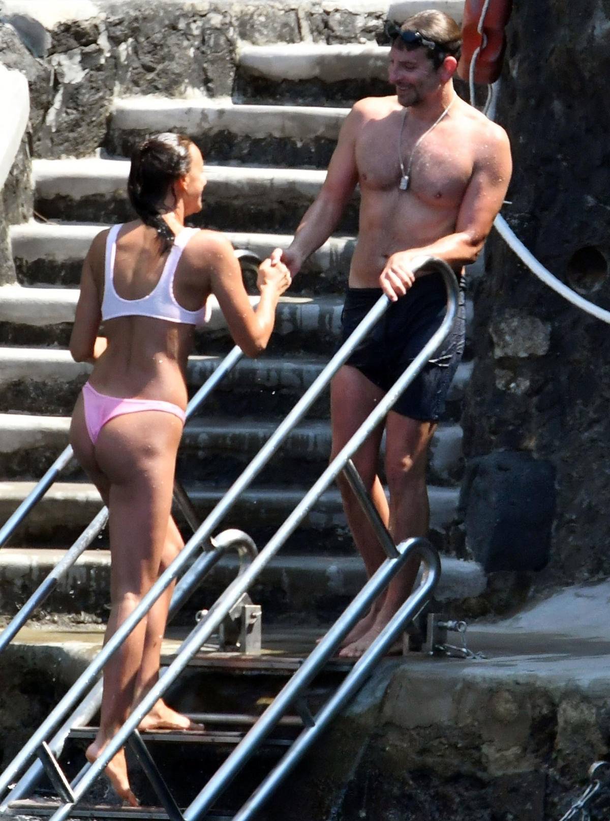 Shirtless Bradley Cooper And Irina Shayk Enjoy A Pda Filled Vacation In Italy