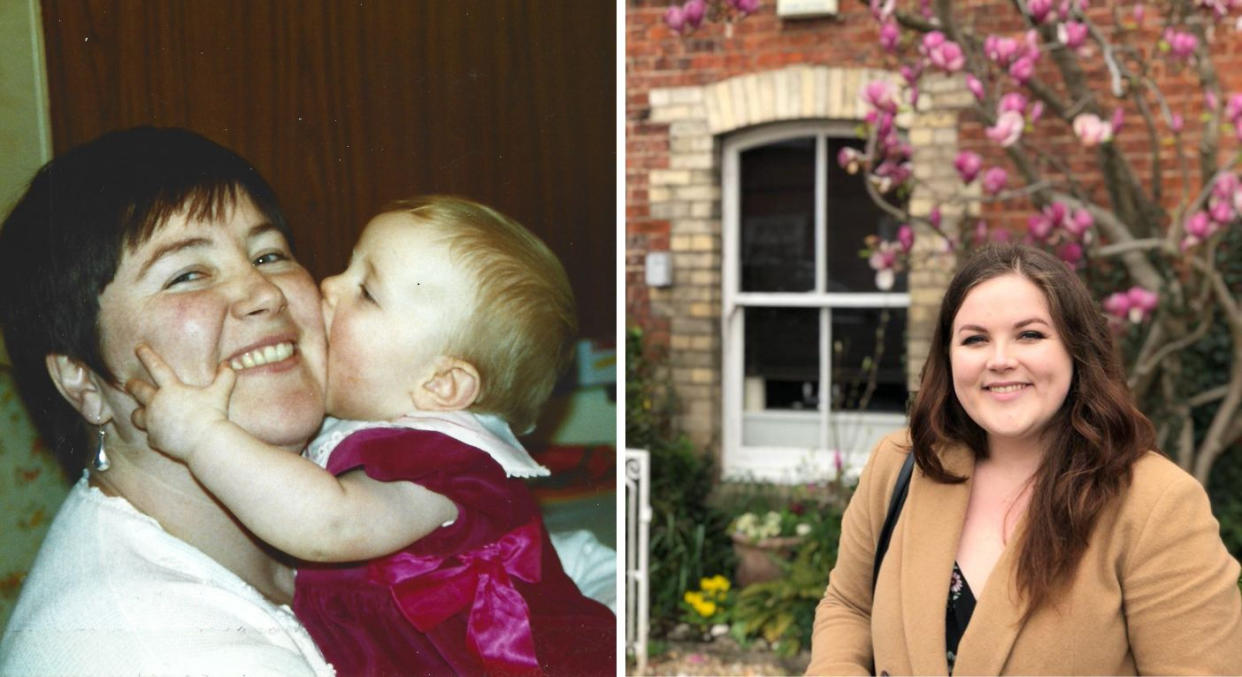 Sarah Tillett (right) had always been close to her mum Mary (left) who was diagnosed with dementia at just 54 years old. (Supplied)