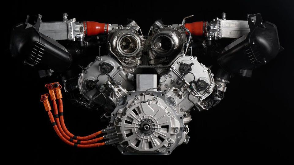 Lamborghini's V10 Replacement Is a 10,000 RPM Hybrid V8 photo