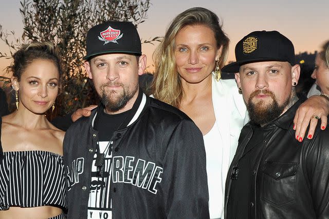 Donato Sardella/Getty Images Nicole Richie (left), Joel Madden, Cameron Diaz and Benji Madden