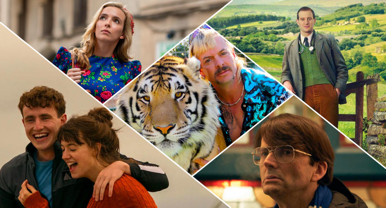 Our 2020 TV obsessions included Tiger King, All Creatures, Des, Killing Eve, and Normal People.