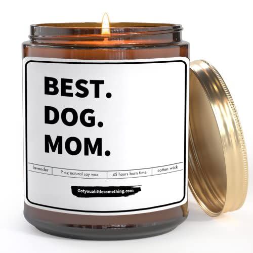 9) Best Dog Mom Candle